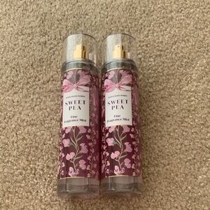 Bath & Body Works Sweet Pea Fragrance Mist - Pink Floral